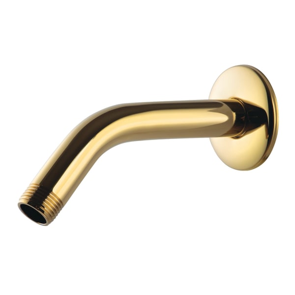 Kingston Brass 6Inch Shower Arm with Flange, Polished Brass K206M2 - main